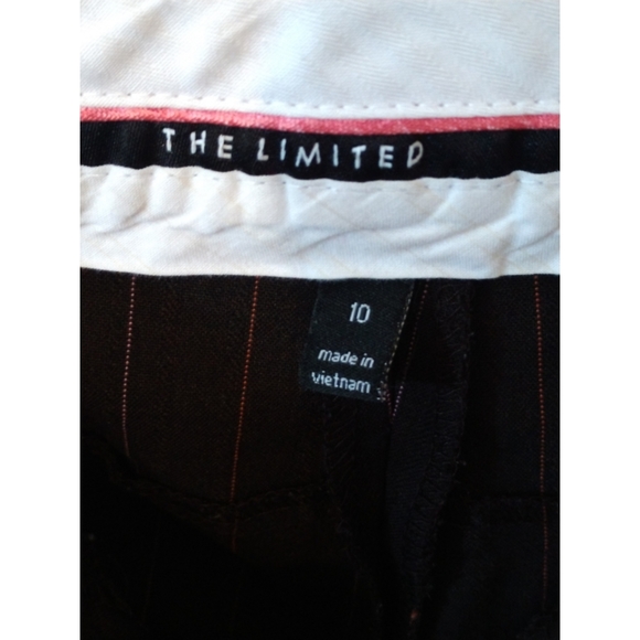 "The Limited" Drew Fit Flare Leg Pinstripe Trouser - Picture 11 of 12